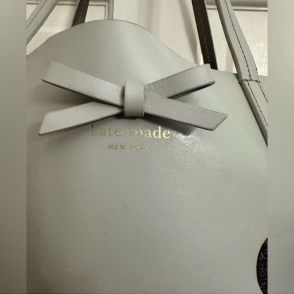 Kate Spade Dewey Street Little Len Glitter
Polka Dot Tote in Gray - Picture 5 of 13